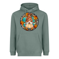 Sage fall gnomes round earrings Heavyweight Hoodie - Artiststas