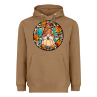 Toasted Coconut fall gnomes round earrings Heavyweight Hoodie - Artiststas