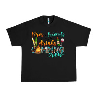 Black fires friends drinks camping crew Urban Heavy Tee - texasbilliewilder