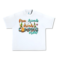 White fires friends drinks camping crew Urban Heavy Tee - texasbilliewilder