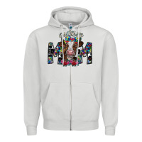 Dove Grey autism mom 2 Zipper Hoodie - SublimationCraftShop