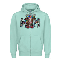 Seafoam autism mom 2 Zipper Hoodie - SublimationCraftShop