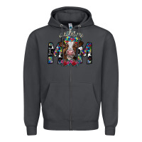 Smoke autism mom 2 Zipper Hoodie - SublimationCraftShop