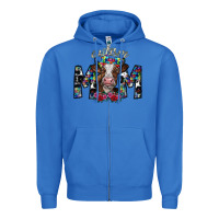 True Royal autism mom 2 Zipper Hoodie - SublimationCraftShop