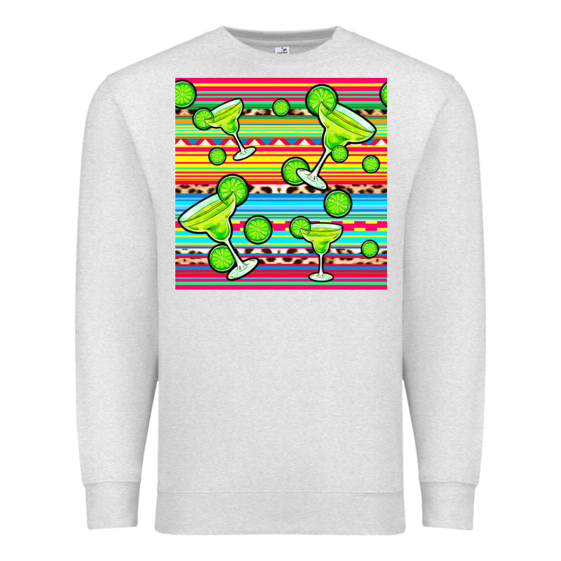 Margarita Serape Seamless Pattern Premium Sweatshirt by BundleAndBundleShop | Teevron