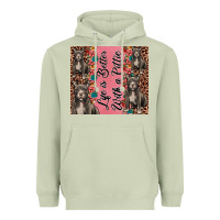 Matcha life is better with a pittie Heavyweight Hoodie - JahusDesignShop