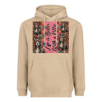Mushroom life is better with a pittie Heavyweight Hoodie - JahusDesignShop