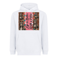White life is better with a pittie Heavyweight Hoodie - JahusDesignShop