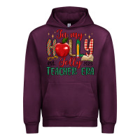 Mauve Wine in my holly jolly teacher era Urban Hoodie - MaliasSmallBusiness
