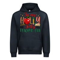 Navy in my holly jolly teacher era Urban Hoodie - MaliasSmallBusiness
