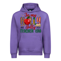Tulip in my holly jolly teacher era Urban Hoodie - MaliasSmallBusiness