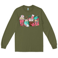 Army Green nurse coffee cups Long Sleeve Tee - texasbilliewilder