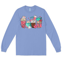 Colony Blue nurse coffee cups Long Sleeve Tee - texasbilliewilder