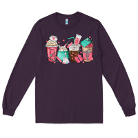 Plum nurse coffee cups Long Sleeve Tee - texasbilliewilder