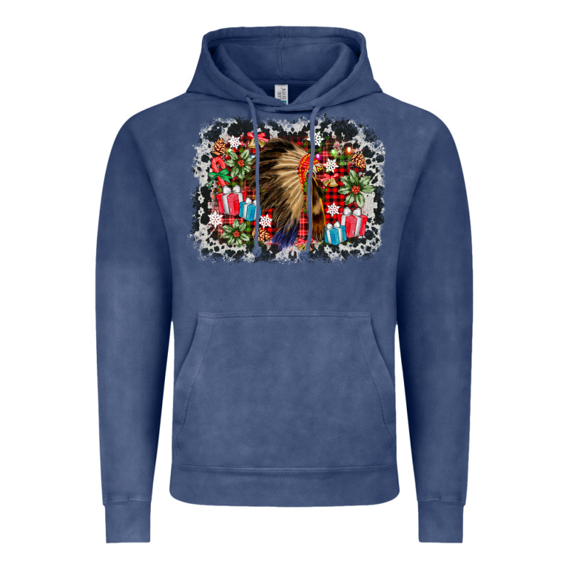 Indian Hat Christmas Vintage Hoodie by AdoDesignShop | Teevron
