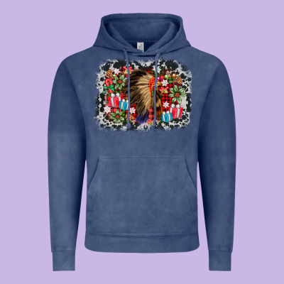 Indian Hat Christmas Vintage Hoodie Designed By Adodesignshop
