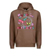 Chestnut you give me butterflies Premium Hoodie - MaliasSmallBusiness