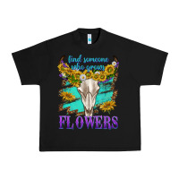 Black find someone who grows flowers Urban Heavy Tee - texasbilliewilder