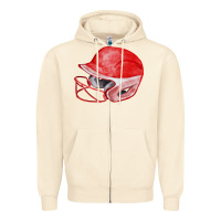 Sandshell red softball helmet fa element Zipper Hoodie - FaDigitalArtStudio