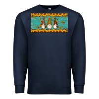 Navy coffee gnomes Premium Sweatshirt - Artiststas
