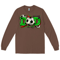 Chestnut dad soccer Long Sleeve Tee - Zillion Design Studio