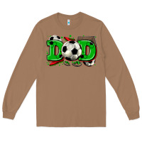 Toasted Coconut dad soccer Long Sleeve Tee - Zillion Design Studio