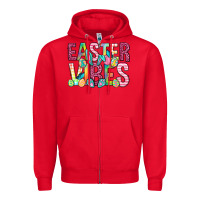 Easter Vibes Easter Day Zipper Hoodie | Teevron