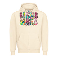 Sandshell Easter vibes Easter Day Zipper Hoodie - Neo Western