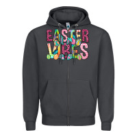 Smoke Easter vibes Easter Day Zipper Hoodie - Neo Western