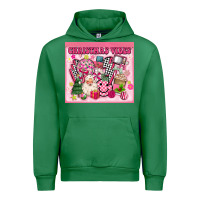 Emerald 3d retro pink christmas vibes Urban Hoodie - MaliasSmallBusiness
