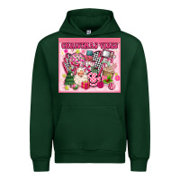 Forest Green 3d retro pink christmas vibes Urban Hoodie - MaliasSmallBusiness
