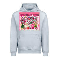 Heather Grey 3d retro pink christmas vibes Urban Hoodie - MaliasSmallBusiness