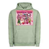 Pigment Oil Green 3d retro pink christmas vibes Urban Hoodie - MaliasSmallBusiness