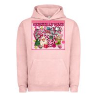 Pigment Salmon 3d retro pink christmas vibes Urban Hoodie - MaliasSmallBusiness