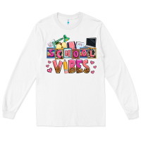 White school vibes Long Sleeve Tee - AdoDesignShop