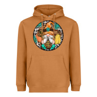 Meerkat fall gnomes round earrings 1 Heavyweight Hoodie - Artiststas