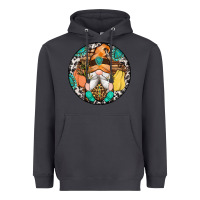 Smoke fall gnomes round earrings 1 Heavyweight Hoodie - Artiststas