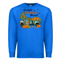 True Royal grateful thankful blessed Premium Sweatshirt - JahusDesignShop
