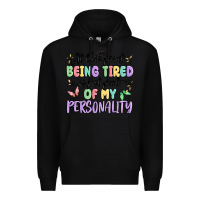Black at this point being tired is just part of my perso Premium Hoodie - MaliasSmallBusiness