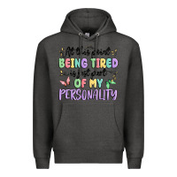 Charcoal Heather at this point being tired is just part of my perso Premium Hoodie - MaliasSmallBusiness