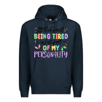 Navy at this point being tired is just part of my perso Premium Hoodie - MaliasSmallBusiness