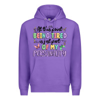 Purple at this point being tired is just part of my perso Premium Hoodie - MaliasSmallBusiness