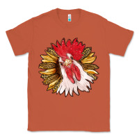 Copper sunflower with rooster Classic Tee - RanaPortraitStore