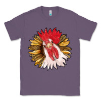 Lavender sunflower with rooster Classic Tee - RanaPortraitStore