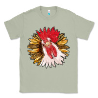 Matcha sunflower with rooster Classic Tee - RanaPortraitStore