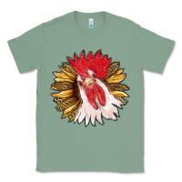Sage sunflower with rooster Classic Tee - RanaPortraitStore