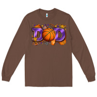 Chestnut dad basketball Long Sleeve Tee - Zillion Design Studio