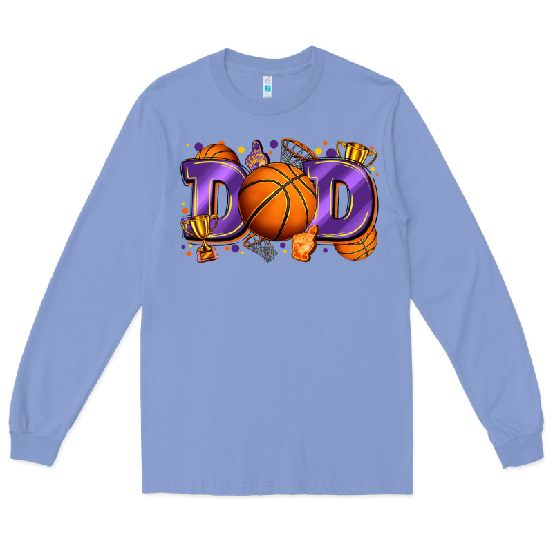 Dad Basketball Long Sleeve Tee by Zillion Design Studio | Teevron