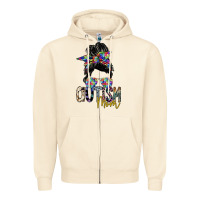 Sandshell autism mom Zipper Hoodie - SublimationCraftShop