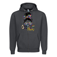 Smoke autism mom Zipper Hoodie - SublimationCraftShop